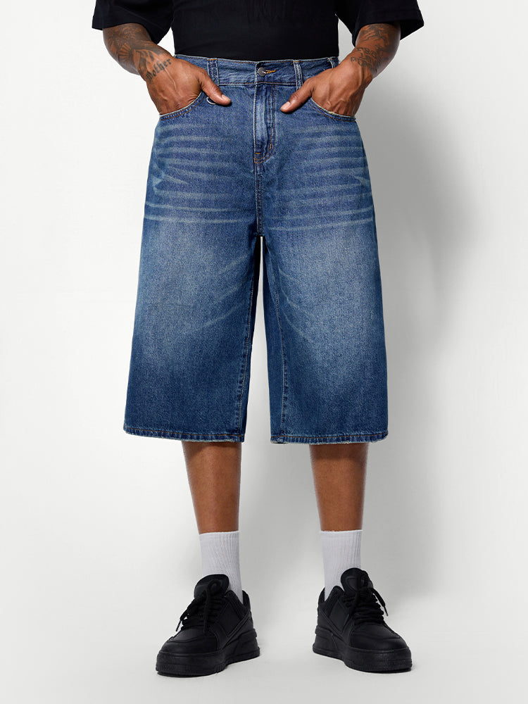 Vintage Baggy Jeans Shorts