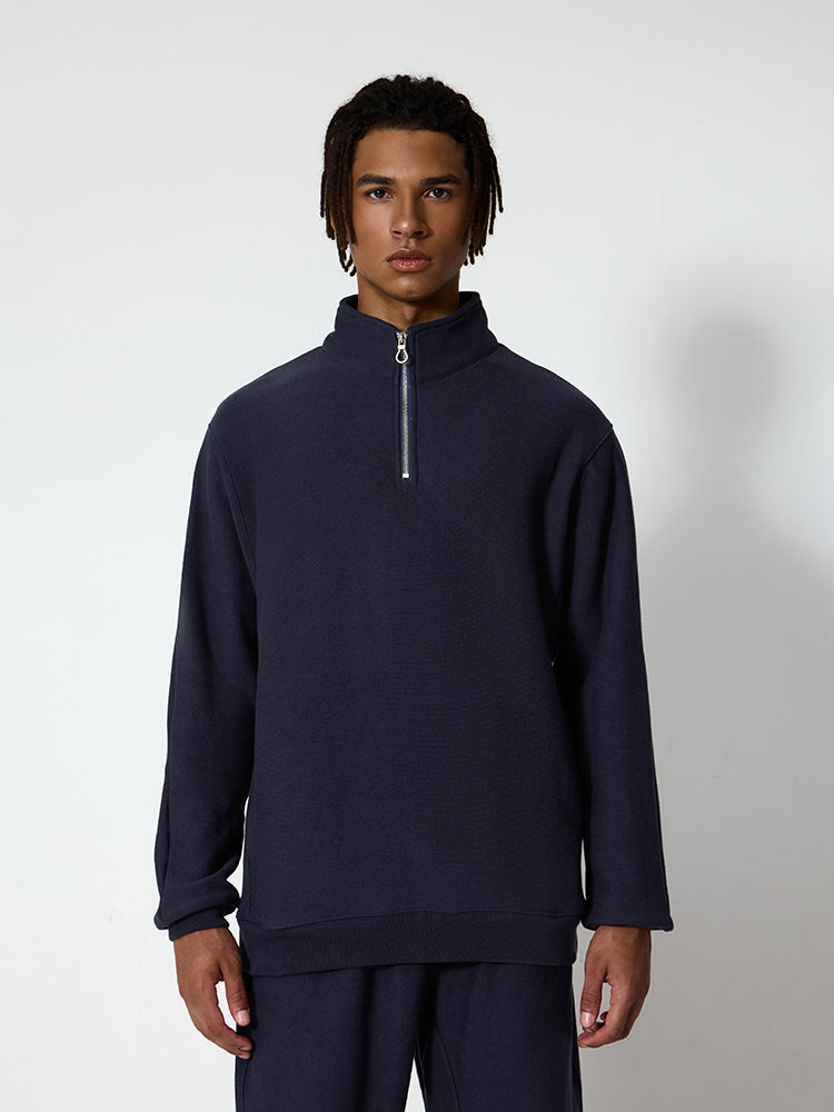 Half Zip Up Sweatshirt