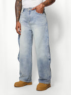 Wave Washed Baggy Jeans