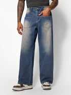 Blue Washed Baggy Jeans