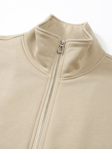 Blank Turtleneck Fleece Jacket