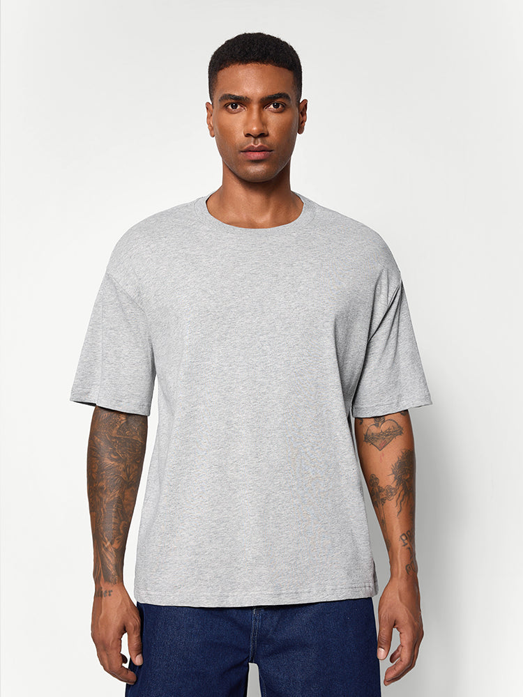 Grey 100% Cotton T-shirts