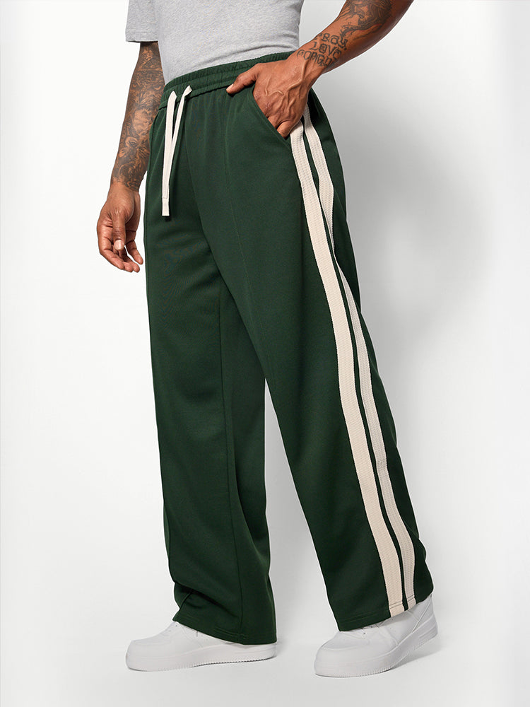 Side Stripe Wide Leg Pants