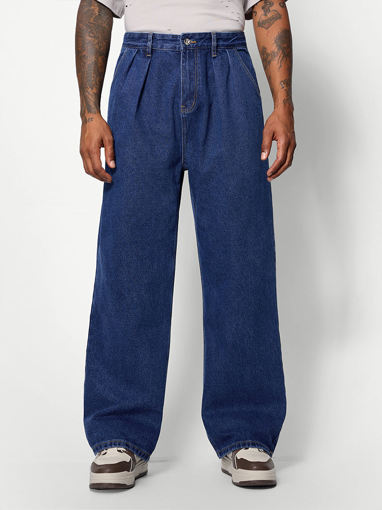 Classic Washed Denim Pants