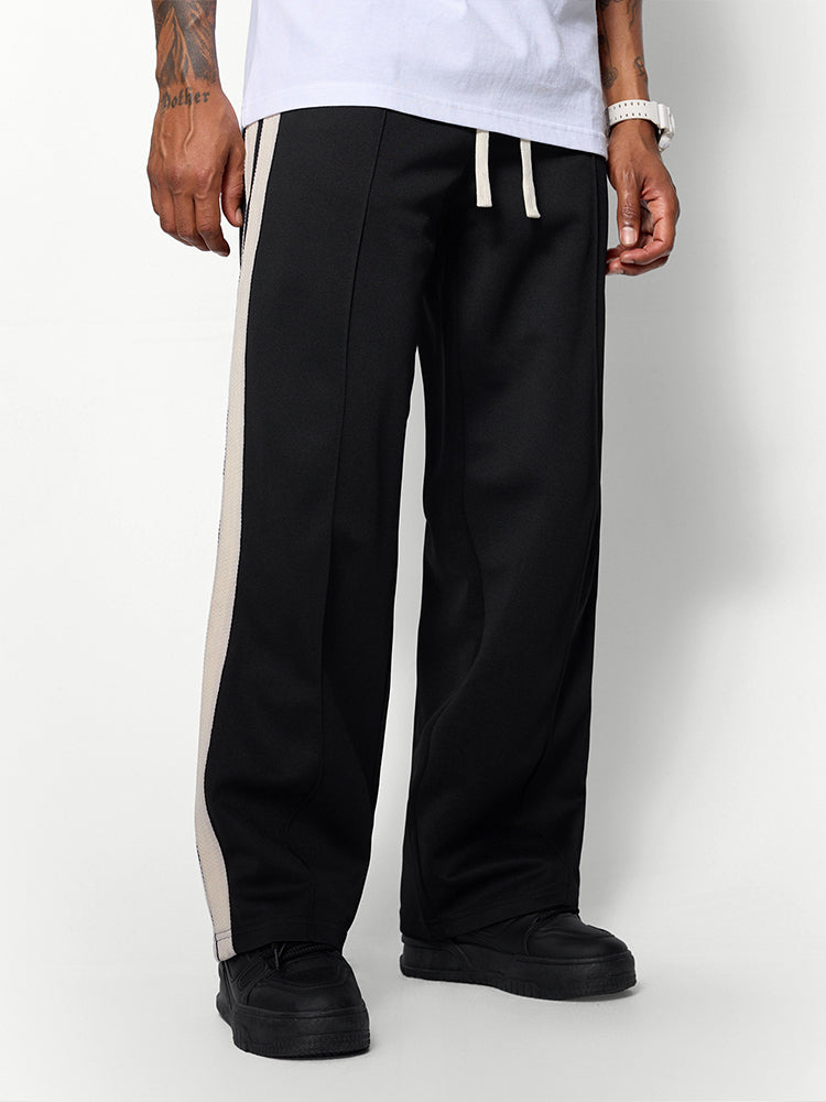 Stripe Wide Leg Track Pants