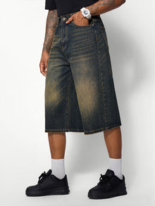 Distressed Wide Leg Jeans