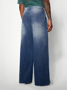 Washed Denim Classic Jeans