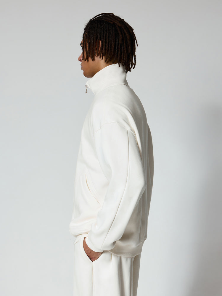 Blank Turtleneck Fleece Jacket