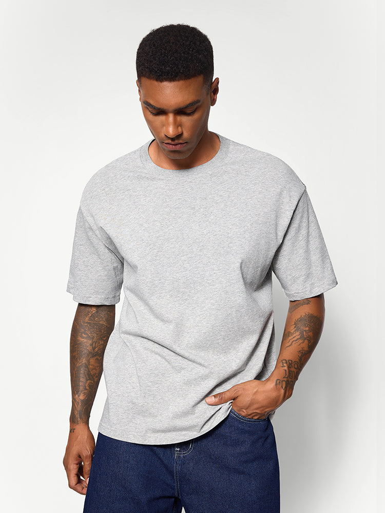 Grey 100% Cotton T-shirts