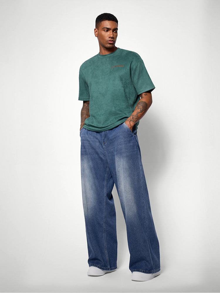 Washed Denim Classic Jeans