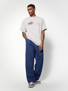 Classic Washed Denim Pants