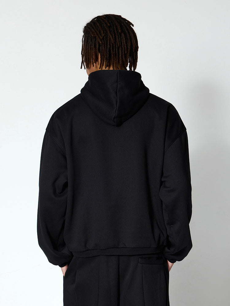 High Collar Fleece Hoodies