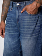 Slant Pocket Wide Leg Jeans