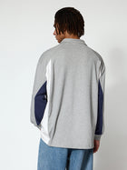 Colorblock Oversized Long Sleeve Tees