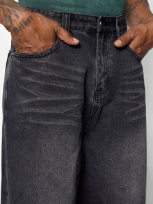 Wide Leg Jeans Shorts