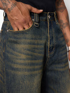 Distressed Wide Leg Jeans